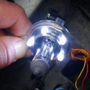 LED daglicht in H4 lamp