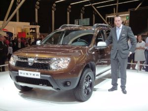 Peter van de Brink bij de Duster op de Rai 2011