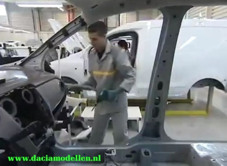 Dacia Lodgy VAN in produktie