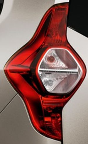 Close up achterlamp
