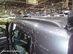 Dacia Lodgy heeft dichte dakdragers