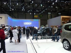 daciamodellen op de beurs in geneve