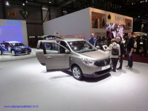 daciamodellen op de beurs in geneve