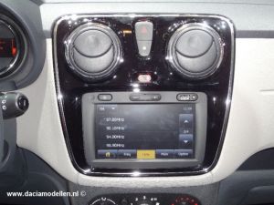 Het nieuwe mediasysteem dat beschikbaar is voor de Lodgy