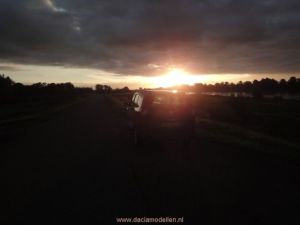 Dacia lodgy rijtest bij het krieken van de dag