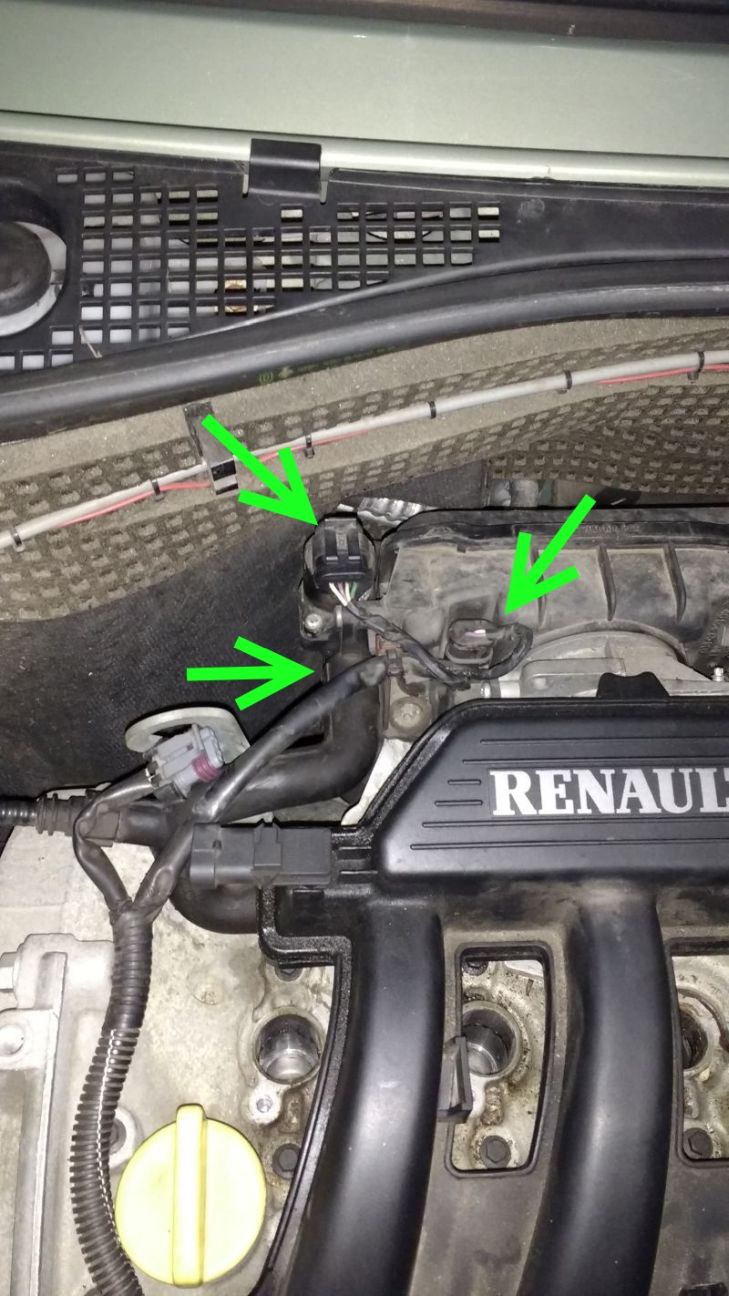 Luchtfilterhuis verwijderen bij 1.6-16V motor