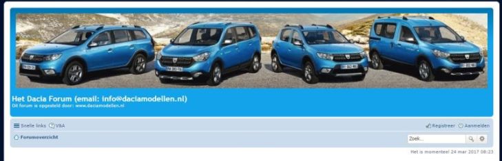 Bezoek ook het Dacia Forum