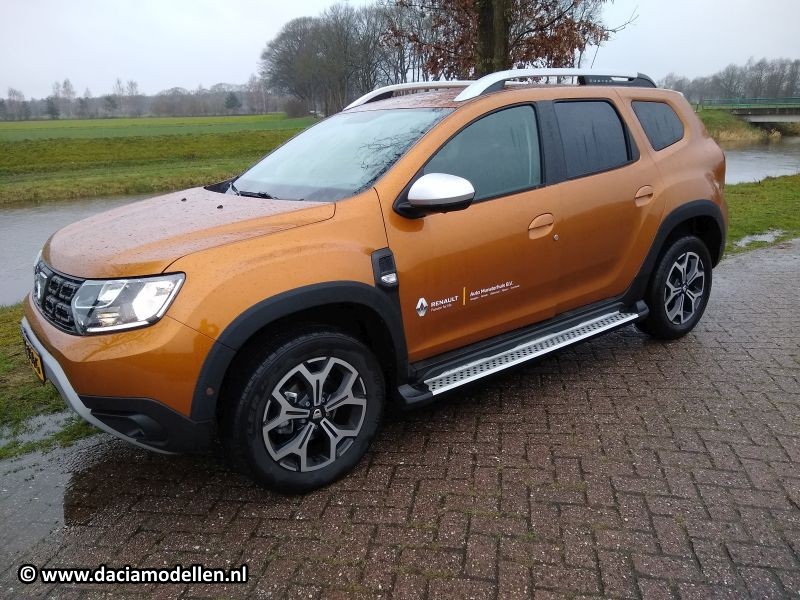 Proefrit met de Duster op gas