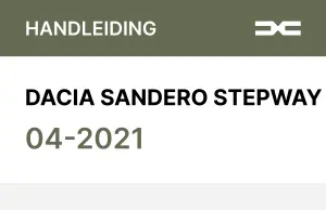 Dacia Sandero Stepway 2021