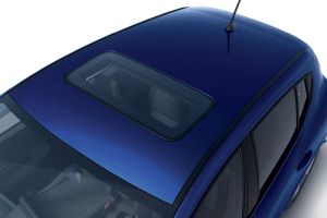 Sandero met zonnedak